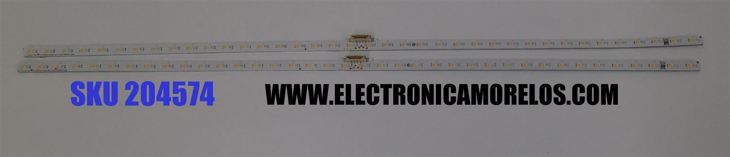 KIT DE LED'S PARA TV SAMSUNG ((2 PIEZAS)) / NUMERO DE PARTE BN96-50381A / V0T6-430SM0-R0 / 50381A / PANEL CY-RT043HGEV1H / DISPLAY HV430QUB-F1A / 50309A / MODELOS QN43LS03 / QN43LS01 / QN43Q6D / QN43Q60TAFXZA AB01 / QN43Q60TBFXZA AB01 / 