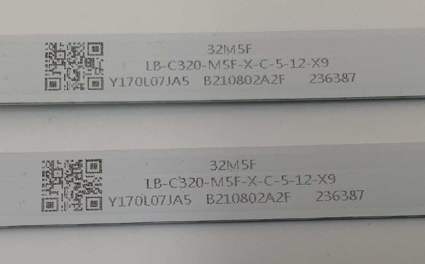 KIT DE LED'S PARA TV WESTINGHOUSE ((2 PIEZAS)) / NUMERO DE PARTE CRH-ZG32M5F303005020B6REV1.0 / LB-C320-M5F-X-C-5-12-X9 / E479275 / 32M5F / B210802A2F / 236387 / PANEL C320Y20-G5 / DISPLAY ST3151A08-4 VER.2.2 / MODELO WR32HX2019 - Imagen 4