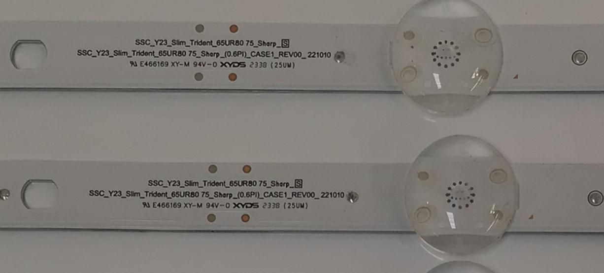 KIT DE LEDS ORIGINAL PARA TV LG 8 PIEZAS / NUMERO DE PARTE EAV65057301 / SSC_Y23_SLIM_TRIDENT_65UR80 75_SHARP_S / SSC_Y23_SLIM_TRIDENT_65UR80 75_SHARP_(06PI)_CASE1_REV00_221010 / SSC_Y23_SLIM_TRIDENT_65UR8075 / MODELO 65UR7800PSB / 65UR8750PSA - Imagen 2