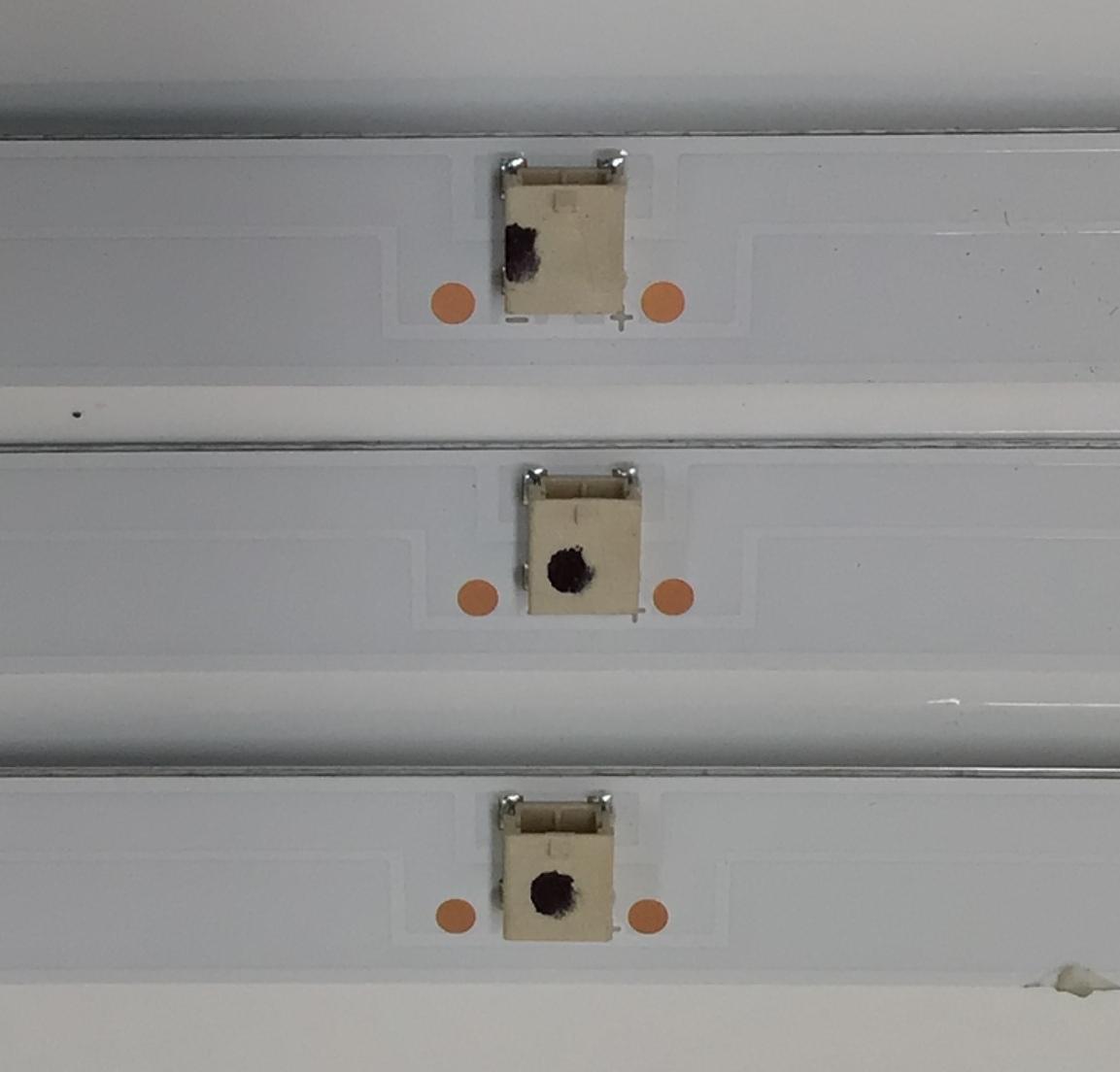 KIT DE LED'S PARA TV EVL ((3 PIEZA)) / NUMERO DE PARTE CRH-ZG40G5SP3030070312KREV1.1 / 40G7N / LB-C400-G7N-B-7-12-PH1(CKD) / Y174-L07-JA-2 / 269613 / B231226A1Z / PANEL T320XVN02.H / MODELO 32EVLSM - Imagen 2