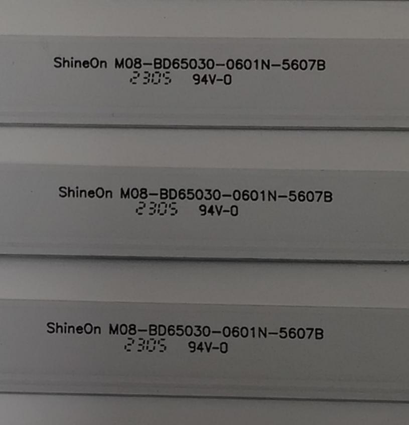 KIT DE LED'S PARA TV VIZIO ((12 PIEZAS)) / NUMERO DE PARTE M08-BD65030-0601N-5607B / SHINEON M08-BD65030-0601N-5607B / 7040-01557 / DISPLAY HV650QUB-F70 REV.2.0 / MODELO V655-J04 - Imagen 3