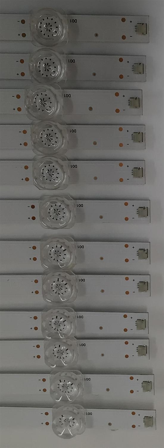 KIT DE LED'S PARA TV VIZIO ((12 PIEZAS)) / NUMERO DE PARTE M08-BD65030-0601N-5607B / SHINEON M08-BD65030-0601N-5607B / 7040-01557 / DISPLAY HV650QUB-F70 REV.2.0 / MODELO V655-J04 - Imagen 4