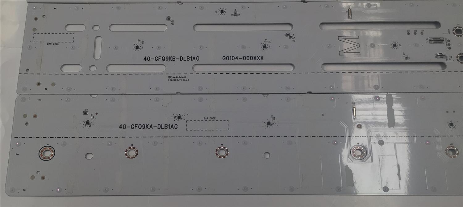 KIT DE LEDS PARA TV TCL ORIGINAL 14 PIEZAS / NUMERO DE PARTE 40-GFQ9KB / 40GFKA / 40-GFQ9KB-DLB1AG / 40-GFQ9KA-DLB1AG / G0104-000XXX / N0102-000211 / N0102-000252 / 460K0/ESP/T4 / 240317 / PANEL LVU650NDJL / DISPLAY ST6451D08-5 VER.2.1 / MODELO 65QM751G - Imagen 6