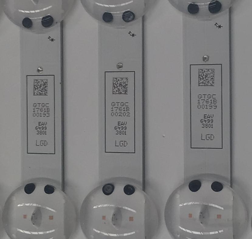 KIT DE LEDS PARA TV LG ORIGINAL 12 PIEZAS / NUMERO DE PARTE EAV64993801 / EAV64993901 / LGIT_TRIDENT_82UM75_A_L / LGIT_TRIDENT_82UM75_B_L / LGIT_82UM75_R2_190626_A / LGIT_82UM75_R2_190626_B / 82UM75_REV01 / PANEL HC820DQF / MODELOS 82UN8570 / 82UM8070 - Imagen 6