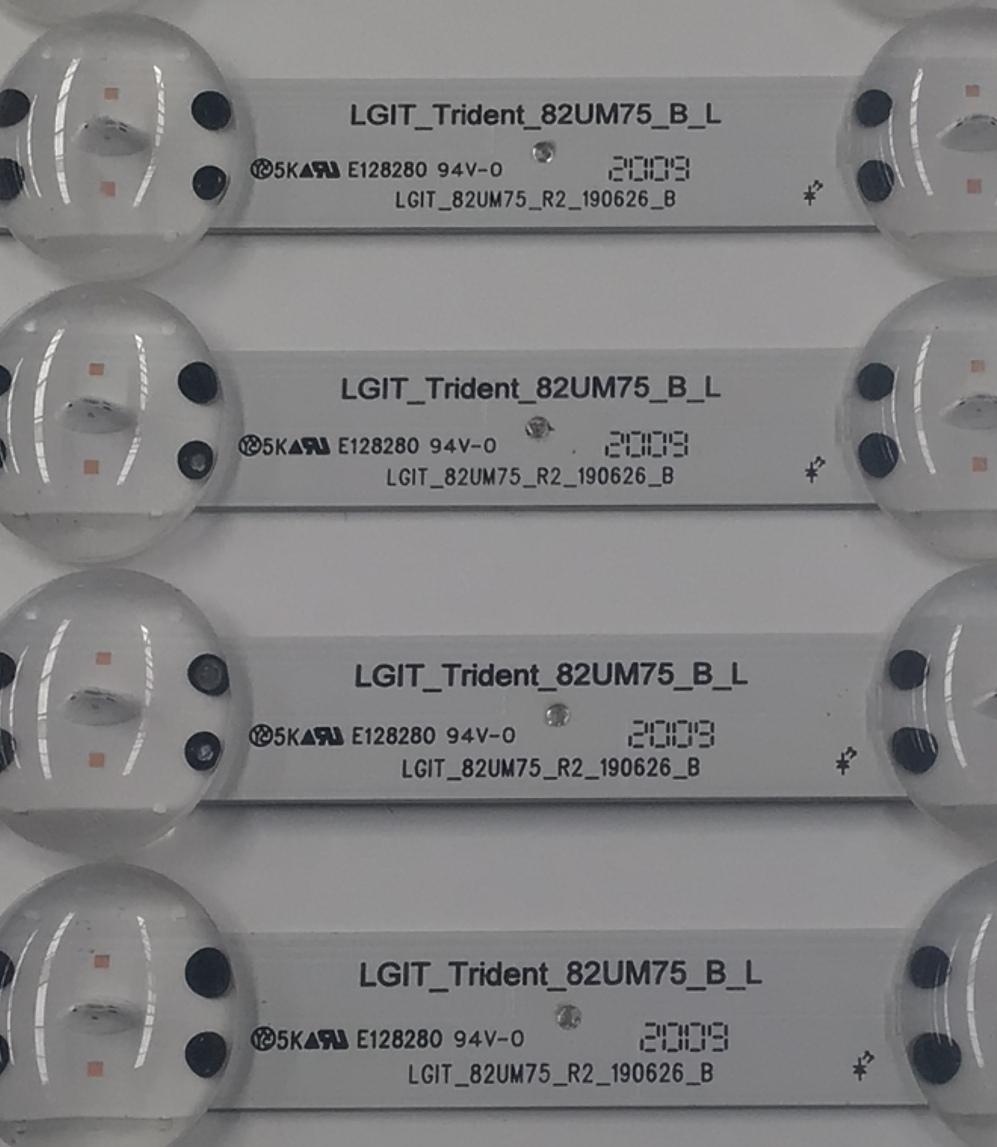 KIT DE LEDS PARA TV LG ORIGINAL 12 PIEZAS / NUMERO DE PARTE EAV64993801 / EAV64993901 / LGIT_TRIDENT_82UM75_A_L / LGIT_TRIDENT_82UM75_B_L / LGIT_82UM75_R2_190626_A / LGIT_82UM75_R2_190626_B / 82UM75_REV01 / PANEL HC820DQF / MODELOS 82UN8570 / 82UM8070 - Imagen 7