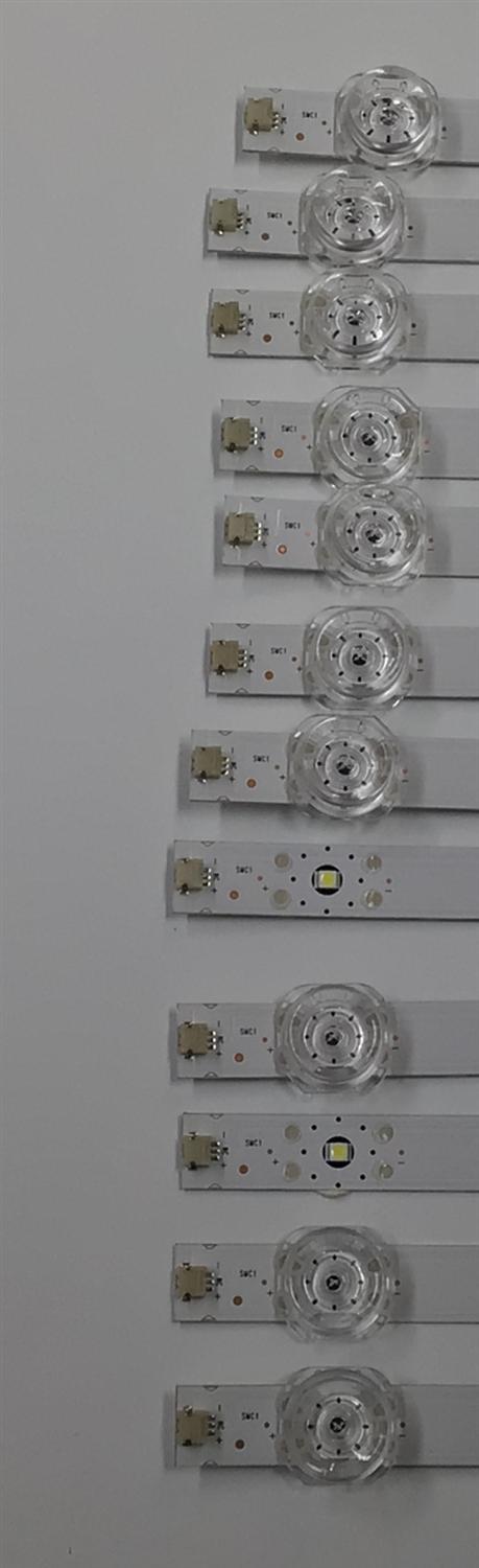 KIT DE LEDS ORIGINAL PARA TV VIZIO 12 PIEZAS / NUMERO DE PARTE 303HX750030D / HFSX75D06-ZC42AG-12D / 2300021202 / 230606BC03 / 70401-01713 / GC750M24 / PANEL BOEI750WQ1 / DISPLAY HV750QUB-F91 / MODELO V755X-K04 / V755M-K04 - Imagen 2