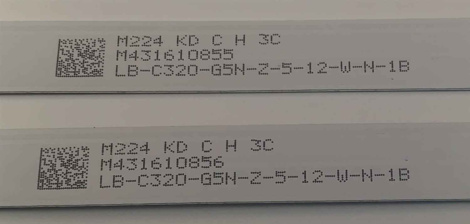 KIT DE LEDS PARA TV ONN ORIGINAL 2 PIEZAS / NUMERO DE PARTE MS-L5289 / MS-L5289 V1 / M224 KD C H 3C / M43161085 / LB-C320-G5N-Z-5-12-W-N-1B / PANEL C320Y20-G5 / DISPLAY ST3151A07-2 VER.2.9 / MODELO 100012589 32" - Imagen 3