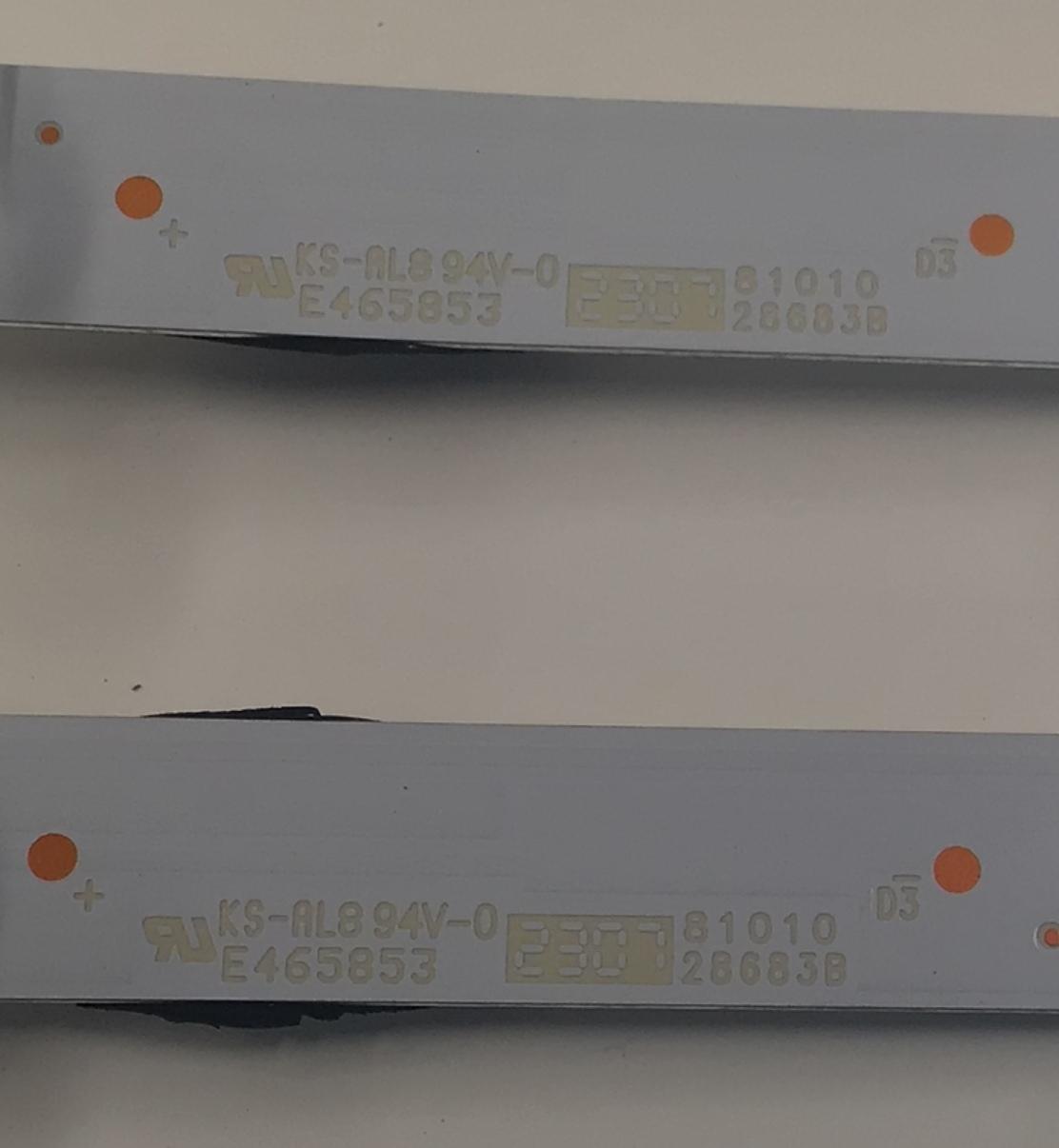 KIT DE LEDS ORIGINAL PARA TV VIZIO 2 PIEZAS / NUMERO DE PARTE LB55150 V0_00 / LB55150 / 210BZ16D0B / 210BZ16D0B33MBM03L / 33MBM03L / PANEL TPT550WR-D126.L REV:S22AN / DISPLAY ST5461D12-6 VER.2.2 / MODELOS V4K55M-0801 / V555M-K01 / V4K55C-0801 - Imagen 3