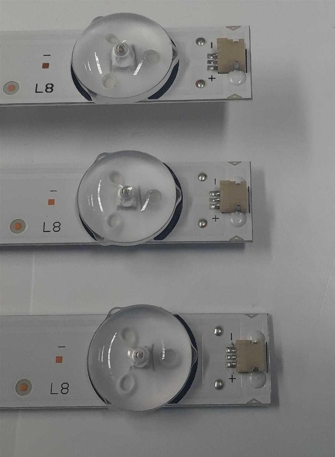 KIT DE LEDS PARA TV ORIGINAL 3 PIEZAS / NUMERO DE PARTE MS-L3959 V1 / 1.17.01.0000076-000 DC / A3 208-212 3.0-3.2 600 / 0528 43 - Imagen 4