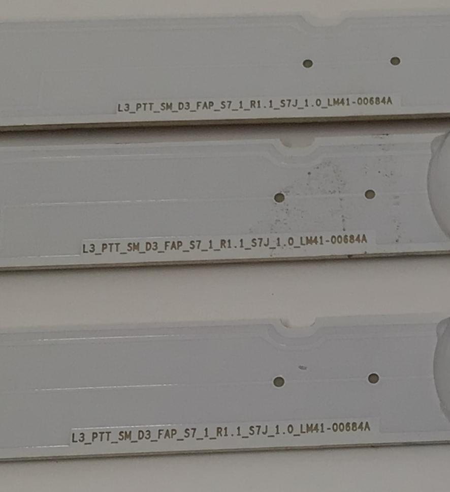 KIT DE LED´S PARA TV SONY 3 PIEZAS ORIGINALES / NUMERO DE PARTE LM41-00684A / L3_PTT_SM_D3_FAP_S7_R1.1_S7J_1.0_LM41-00684A / C239C-02 / C239C-22 / A4U040 / PANEL HV430FHB-N1K / MODELO KDL-43W660G / KDL43W660G - Imagen 2