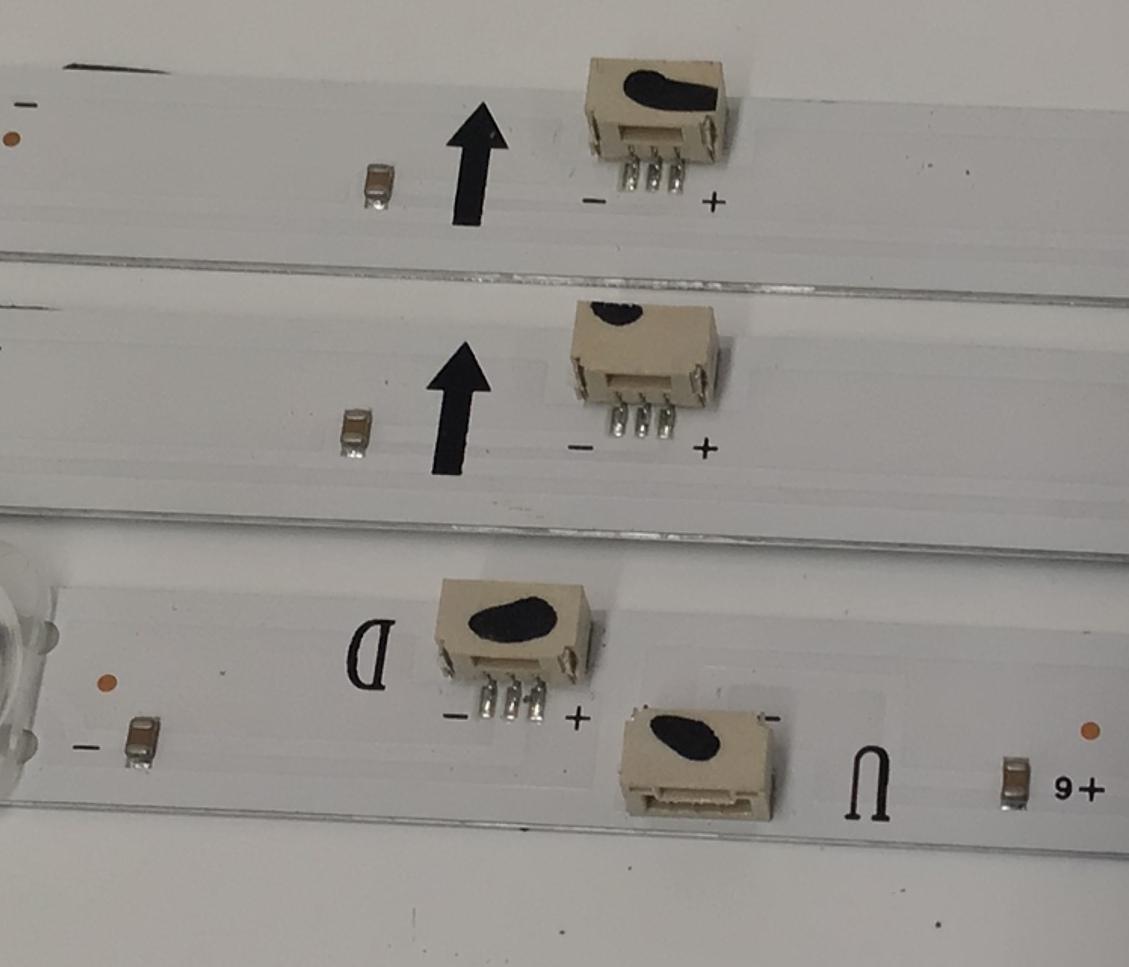 KIT DE LEDS PARA TV TCL ORIGINAL 3 PIEZAS / NUMERO DE PARTE  50HR332M12B1 / 50HR332M10A1 / 50HR332M12B1 V3 / 50HR332M10A1 V3 / 50HR332M12B1 V2 / 50HR332M10A1 V2 / PANEL LVU500NDJL / DISPLAY CV500U2-L02 REV:02 / MODELO 50S551G - Imagen 2