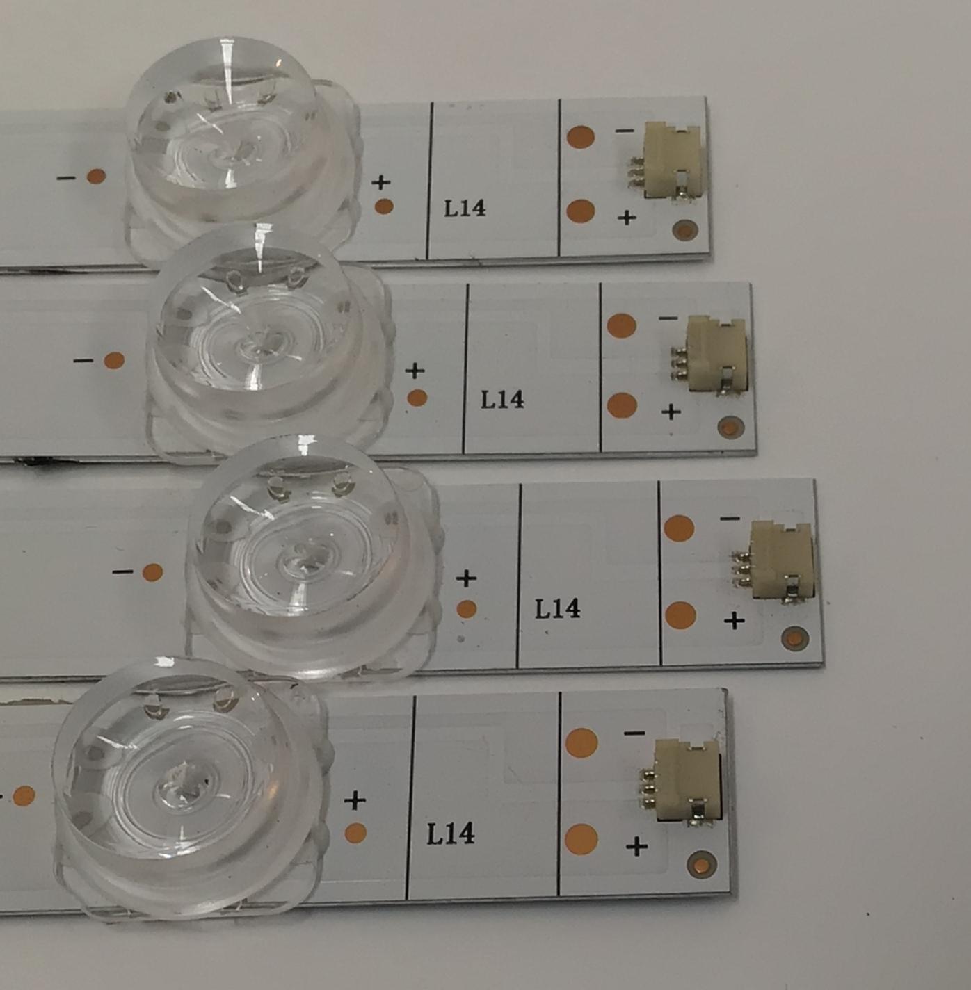 KIT DE LED´S PARA TV HISENSE 4 PIEZAS ORIGINALES / NUMERO DE PARTE JL.D550E1330-003BS-M / JL.D550E1330-003BS-M_V02 / HD550Y3U51-T0L4 / 2020123101 / 1286038 / 6UC8 / PANEL HD550Y3U51-T0L4 / MODELO 55A7G - Imagen 2