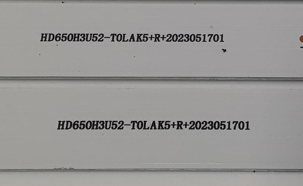 KIT DE LED´S PARA TV HISENSE 16 PIEZAS ORIGINALES / NUMERO DE PARTE JL.D65044330-003AL-M / JL.D65044330-003AR-M / JL.D65044330-003AL-M_V02  / JL.D65044330-003AR-M_V02 / PANEL HD650H3U52-T0LAK5 / HD650H3U52-T0LAK5+R+2023051701 / MODELO 65U6K - Imagen 5