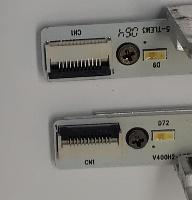 KIT DE LEDS PARA TV TOSHIBA ORIGINAL 2 PIEZAS / NUMERO DE PARTE V400H2-LS5 / V400H2-LS5-TLEM3 / V400H2-LS5-TREM3 / 067008N31A23D02 / PANEL V400HK2-LS5 REV.C1 / MODELO 40L5200U2 - Imagen 5