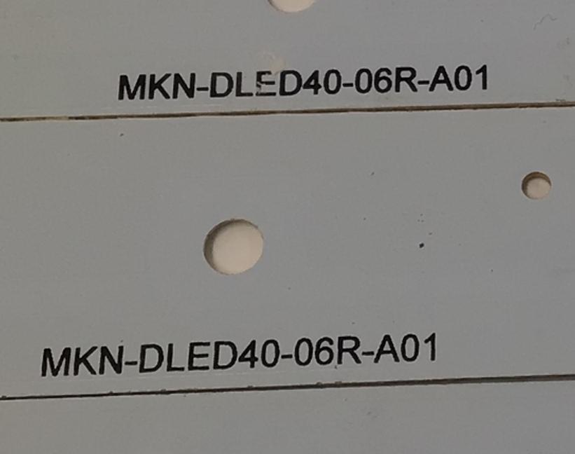 KIT DE LEDS PARA TV BUSH ORIGINAL 8 PIEZAS / NUMERO DE PARTE MKN-DLED40-06 / MKN-DLED40-06R-A01 / MKN-DLED40-06L-A01 / MODELO BMKDVD40LED - Imagen 2