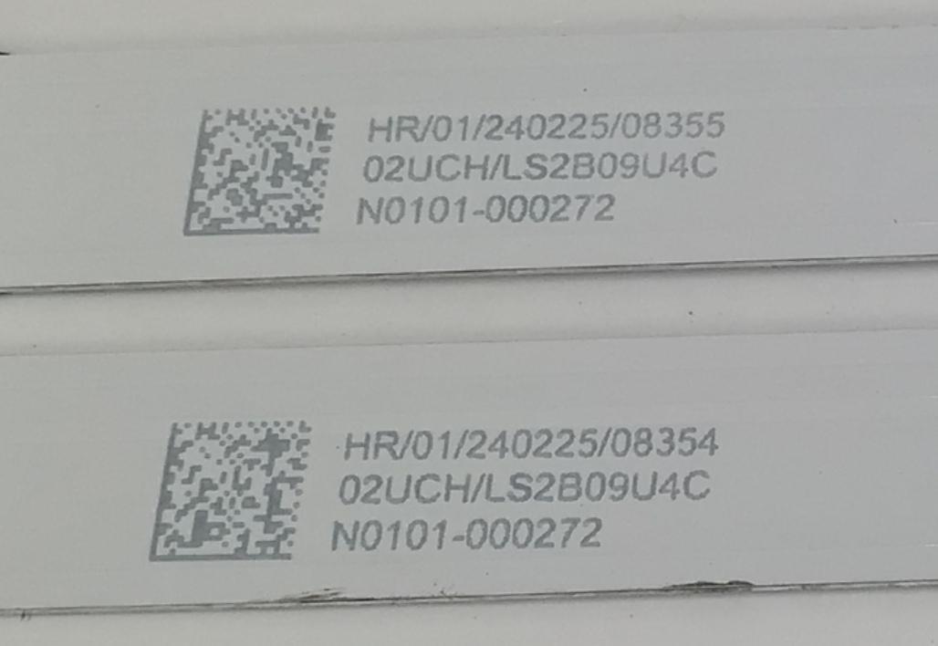KIT DE LEDS PARA TV TCL ORIGINAL 2 PIEZAS / NUMERO DE PARTE 55HR332M11N04 V3 / 55S11 / LS2B09U4C / N0101-000272 / PANEL LVU550NDAL / MODELO 55S451 / 55F35 / 55S41BR - Imagen 2