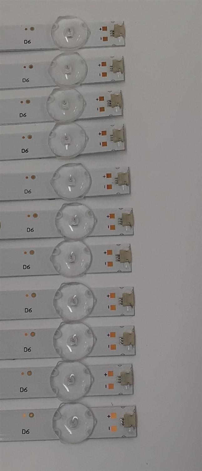 KIT DE LEDS PARA TV VIZIO ORIGINAL / INCOMPLETO SOLO 11 PIEZAS / NUMERO DE PARTE 261501016370 / 40-M65Q6-3030-0D35-12X-615.5X12-20220314 / SVB650AQ9Y / D2309060004D0 / D2308110004D0 / BOEI650WQ1 / MODELO M65Q6-L4 / KIT CONSTA ORIGINALMENTE DE 12 PIEZAS - Imagen 2