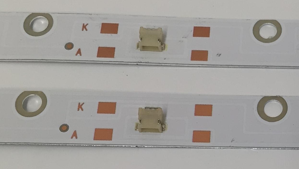 KIT DE LEDS ORIGINAL PARA TV ONN 2 PIEZAS / NUMERO DE PARTE 30340008008DS / LED40D08-ZC62AG-14DSEZ / A22/135LM/3.4V/ 240718AC08 / 40000M59S / PANEL HV400FHB-F11 / V400HJ9-PE1 (C4) / MODELO 100058007 40" / DAW40FR - Imagen 3
