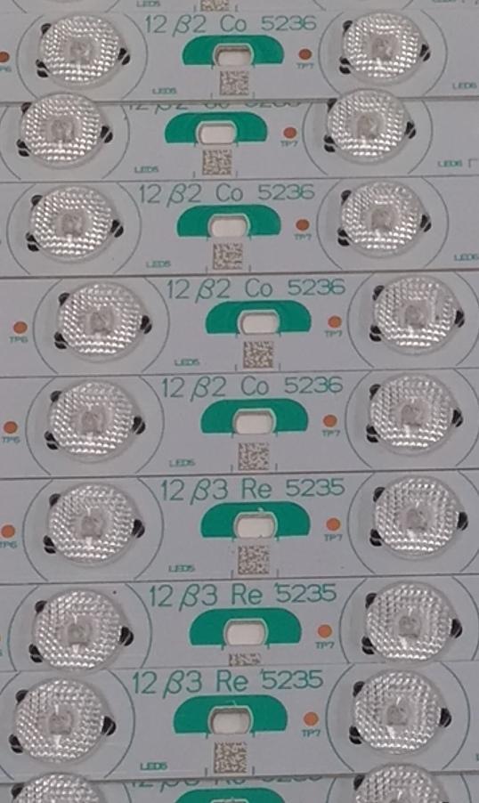 KIT DE LEDS PARA TV SHARP ORIGINAL / INCOMPLETO SOLO 45 PIEZAS / NUMERO DE PARTE 5231 / 5232 / 5233 / 5234 / 5235 / 5236 / ZZH2Y13WC10 / ZZH2Y14WC10 / PANEL LK900D3GW102 / MODELOS LC-90LE745U / LC-90LE657U / KIT CONSTA ORIGINALMENTE DE 48 PIEZAS - Imagen 3
