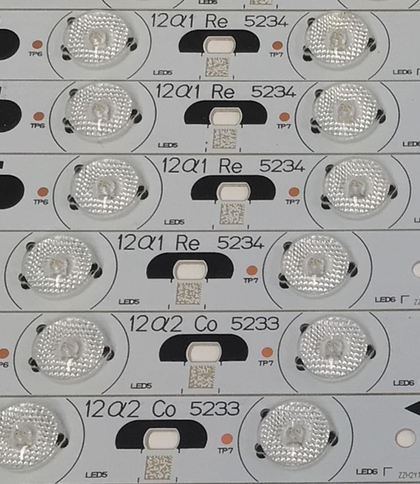 KIT DE LEDS PARA TV SHARP ORIGINAL / INCOMPLETO SOLO 45 PIEZAS / NUMERO DE PARTE 5231 / 5232 / 5233 / 5234 / 5235 / 5236 / ZZH2Y13WC10 / ZZH2Y14WC10 / PANEL LK900D3GW102 / MODELOS LC-90LE745U / LC-90LE657U / KIT CONSTA ORIGINALMENTE DE 48 PIEZAS - Imagen 2