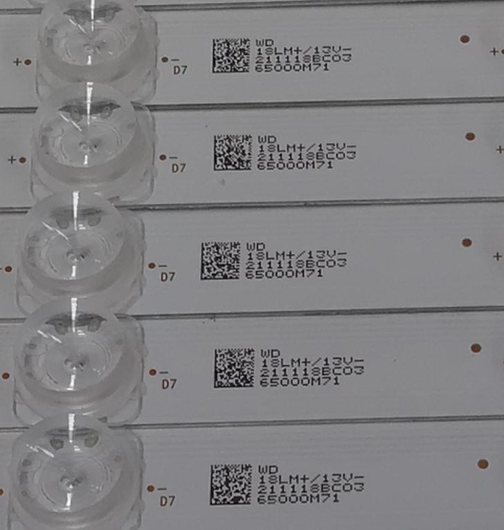 KIT DE LEDS PARA TV ONN ORIGINAL 12 PIEZAS / NUMERO DE PARTE LED65D10-ZC46AG-01 / 30365010208 / E479275 / 65000M71 / 211118BC03 / PANEL JR645R3HA7L / MODELO 100071705 - Imagen 3