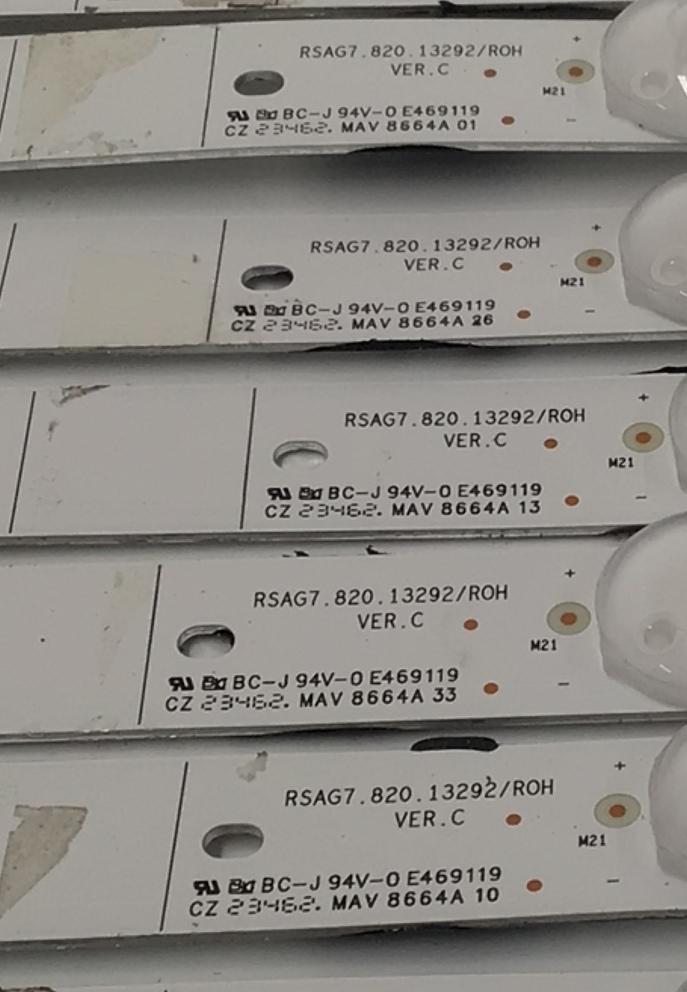 KIT DE LEDS PARA TV HISENSE ORIGINAL / INCOMPLETO SOLO 19 PIEZAS / NUMERO DE PARTE JL.D7501M330 / JL.D7501M330-003AL-M_V02 / JL.D7501M330-003AR-M_V02 / PANEL HD750H3U71-T0L8K1 / DISPLAY HV750QUB-F92 / MODELO 75U7K / KIT CONSTA ORIGINALMENTE DE 20 PIEZAS - Imagen 3