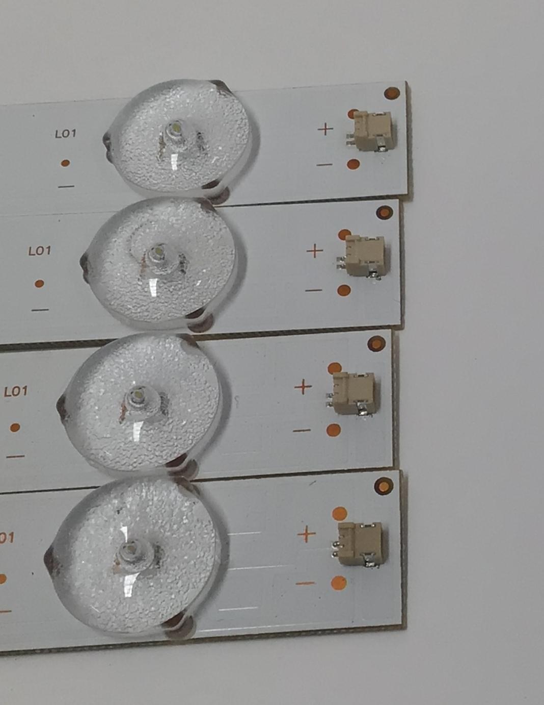 KIT DE LEDS PARA TV SEIKI ORIGINAL 4 PIEZAS / NUMERO DE PARTE JL.D40091235-111AS-R7N / AE12530 / 21005485 / D161205 / T411 / MODELO SFM40 - Imagen 2
