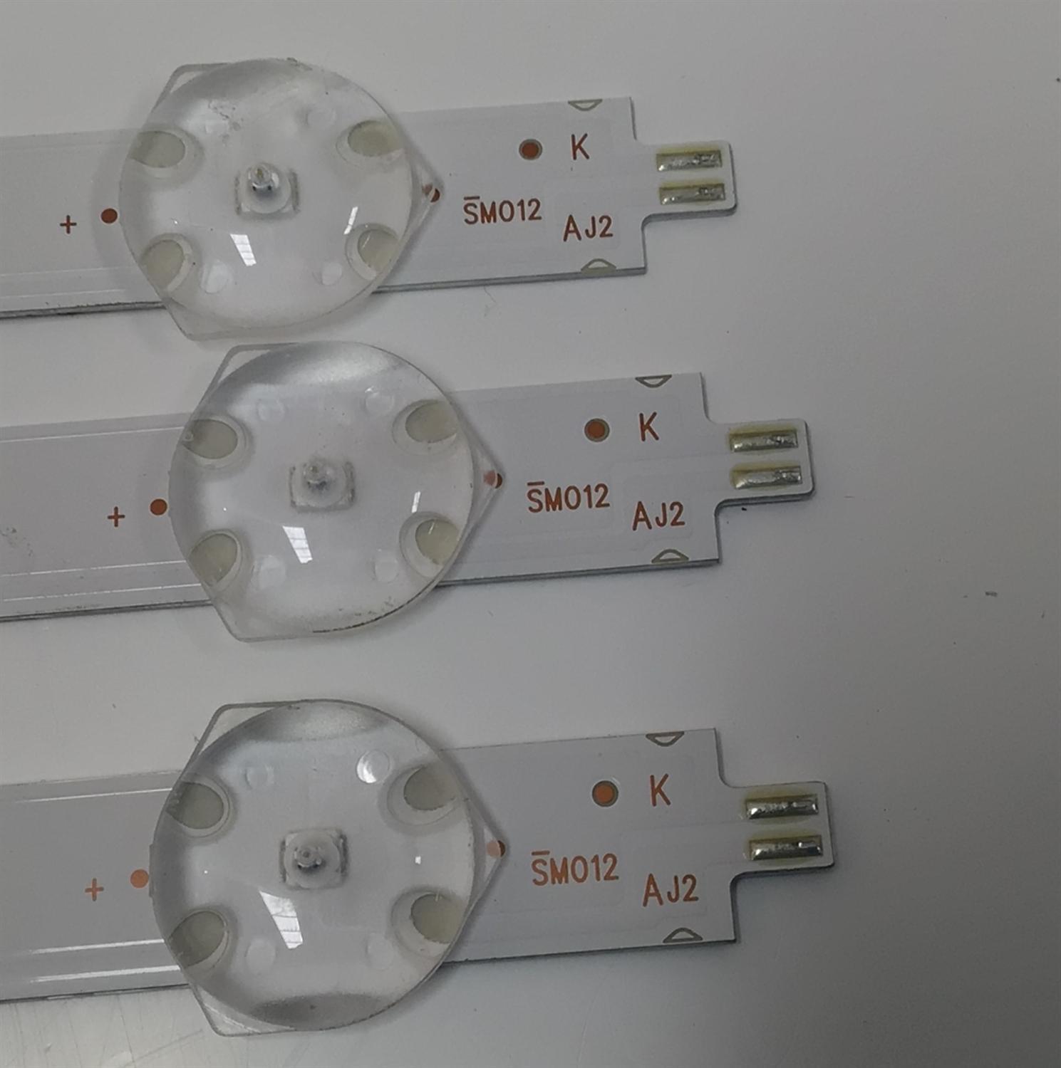 KIT DE LEDS PARA TV ONN ORIGINAL 3 PIEZAS / NUMERO DE PARTE 30355012008D / LED55D12A-ZC62AG-11D / 240416AB12 / 5500M015 / DISPLAY ST5461D18-2 / MODELO 100012586 55" - Imagen 4