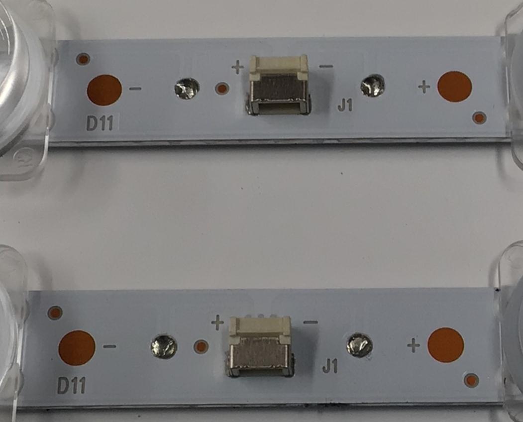 KIT DE LEDS PARA TV ORIGINAL 2 PIEZAS / NUMERO DE PARTE LB4305T / LB4305T V1_00 / 210BZ15D0B / 33MBHC0L / 24051 / 256246 / 31896 / 000002R / 8793A 20 / MODELO 43" - Imagen 4