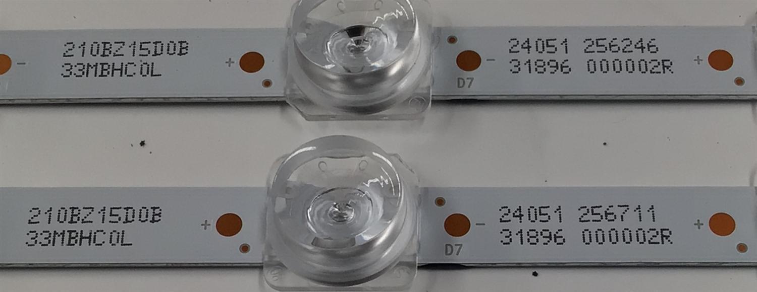 KIT DE LEDS PARA TV ORIGINAL 2 PIEZAS / NUMERO DE PARTE LB4305T / LB4305T V1_00 / 210BZ15D0B / 33MBHC0L / 24051 / 256246 / 31896 / 000002R / 8793A 20 / MODELO 43" - Imagen 3