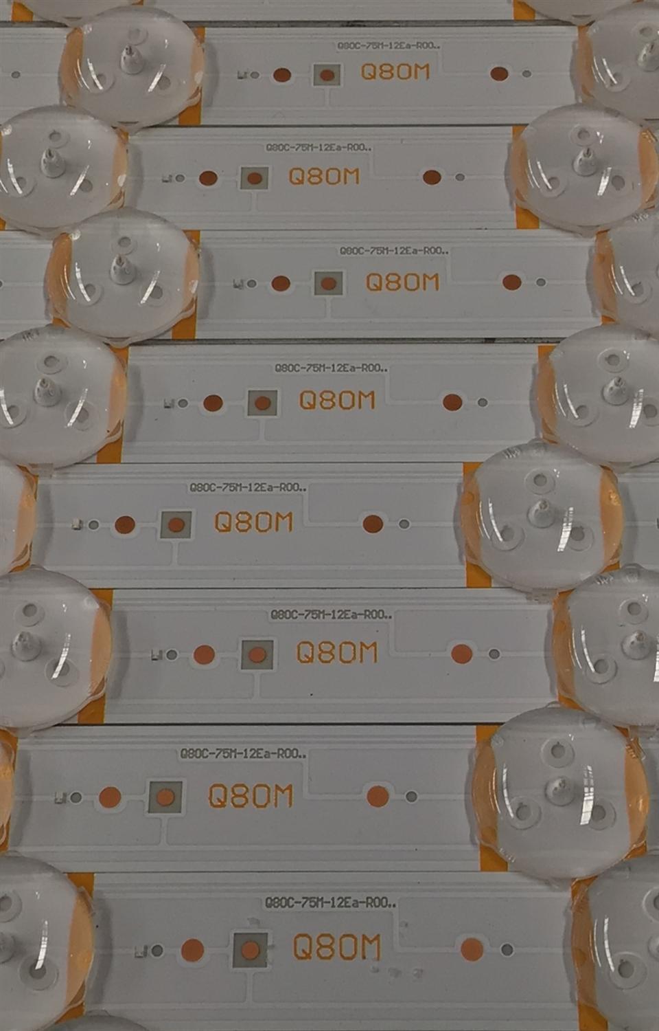 KIT DE LEDS PARA TV SAMSUNG ORIGINAL 42 PIEZAS / NUMERO DE PARTE BN96-56361A / BN96-56362A / Q80C-75LR-8EA-R00 / Q80LR / Q80C-75M-12EA-R00 / Q80M / 56361A / 56362A / QHB2 / 75C / 75N / D73EE / MODELO QN75Q80CAFXZA / QN75Q80CDFXZA - Imagen 3