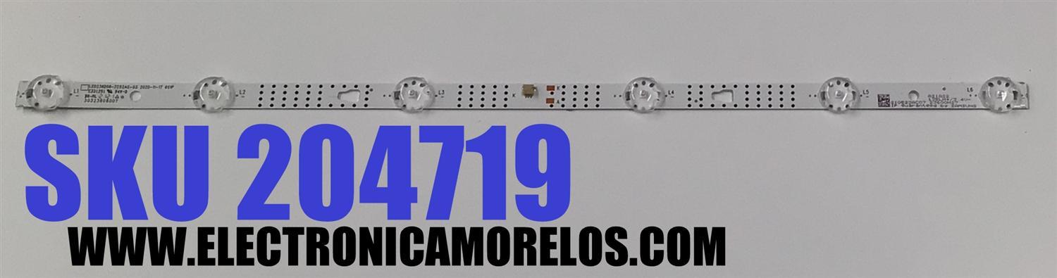 LED PARA TV INSIGNIA ORIGINAL 1 PIEZA / NUMERO DE PARTE 30323606007 / LED236D06-ZC52AG-03 / 210523AC07 / A21A22 / 23600M27 / MODELO NS-24DF310NA21