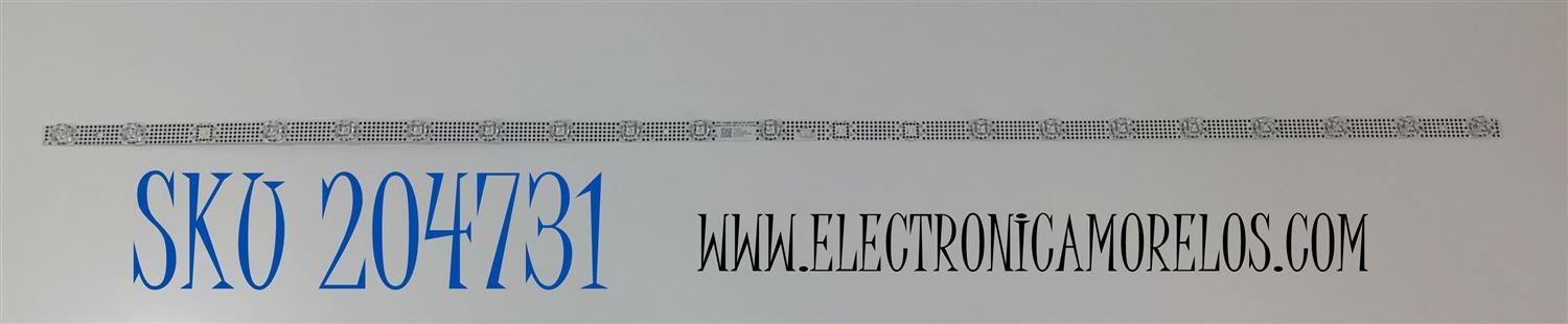 LED PARA TV TCL ORIGINAL 1 PIEZA / NUMERO DE PARTE TCL50LB07 / TCL50LB07_3030F2.4D / TCL50LB07_3030F2.4D_V0.1_20230217 / B0101-001143 / 230923 / MODELO 50S454