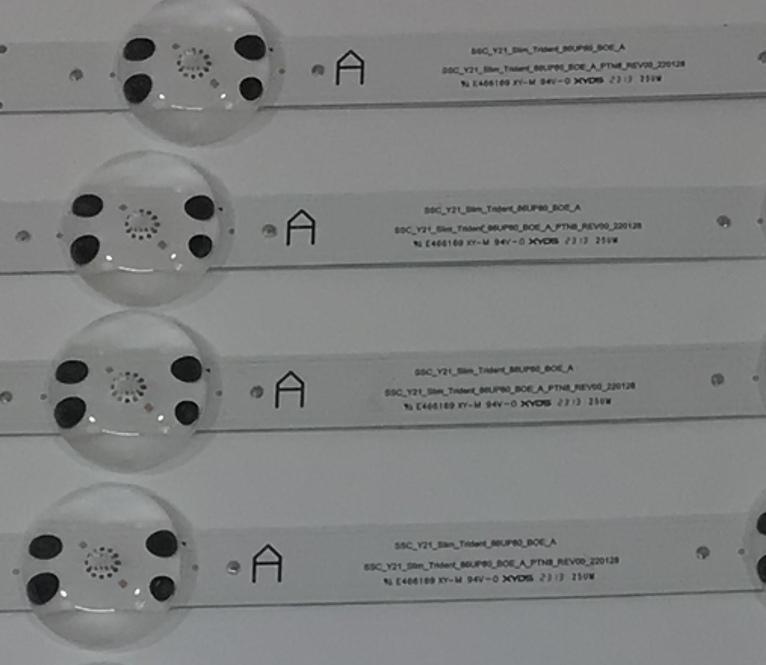 KIT DE LEDS PARA TV LG ORIGINAL 22 PIEZAS / NUMERO DE PARTE EAV65063901 / EAV65063801 / SSC_Y21_SLIM_TRIDENT_86UP80_BOE_B / SSC_Y21_SLIM_TRIDENT_86UP80_BOE_A / F8CB24Y1C / BOE(B10) / PANEL NC860TQF-ABLH5 / DISPLAY HV860QUB-E1E / MODELOS / 86UQ7070ZUD - Imagen 2