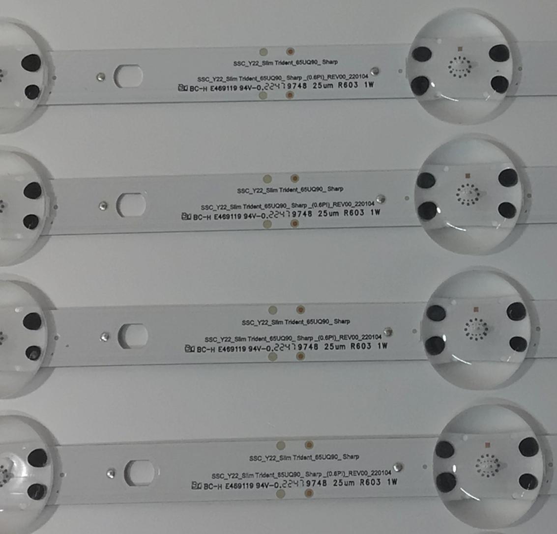 KIT DE LEDS PARA TV LG ORIGINAL / INCOMPLETO 7 PIEZAS / NUMERO DE PARTE EAV65042401 / SSC_Y22_SLIM TRIDENT_65UQ90_SHARP_(0.6PI) / MODELOS 65UN6955 / 65UP7670 / 65UP8000 / 65UQ7070 / 65UQ8000 / 65UQ9000 / 65UR640S9 / KIT CONSTA ORIGINALMENTE DE 8 PIEZAS - Imagen 4