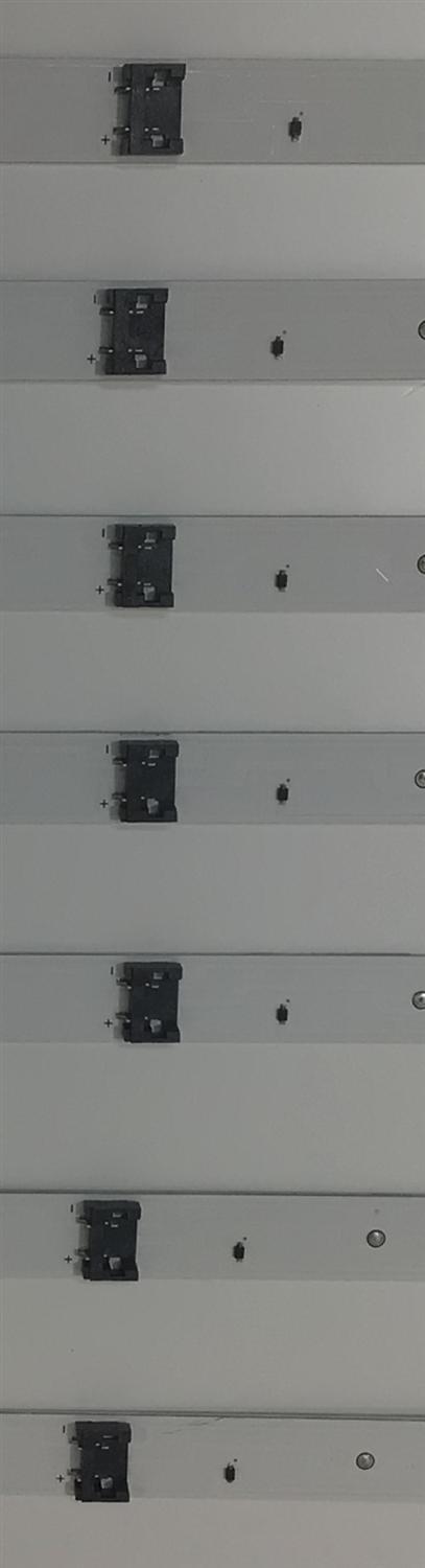 KIT DE LEDS PARA TV LG ORIGINAL / INCOMPLETO 7 PIEZAS / NUMERO DE PARTE EAV65042401 / SSC_Y22_SLIM TRIDENT_65UQ90_SHARP_(0.6PI) / MODELOS 65UN6955 / 65UP7670 / 65UP8000 / 65UQ7070 / 65UQ8000 / 65UQ9000 / 65UR640S9 / KIT CONSTA ORIGINALMENTE DE 8 PIEZAS - Imagen 2