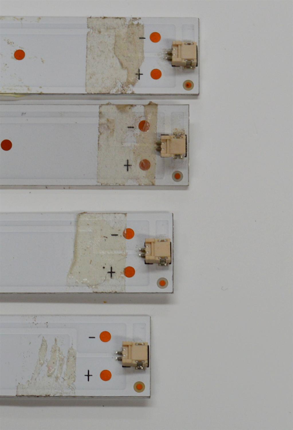 KIT DE LEDS ORIGINAL PARA TV SANSUI 4 PIEZAS / NUMERO DE PARTE JL.D50091330-006DS-M / JL.D50091330-006DS-M_V02 / 50N1 / 185LME43 / D21011 / 30805JF / 050N10Z01 / H502 / MODELO SMX50T1UN - Imagen 4