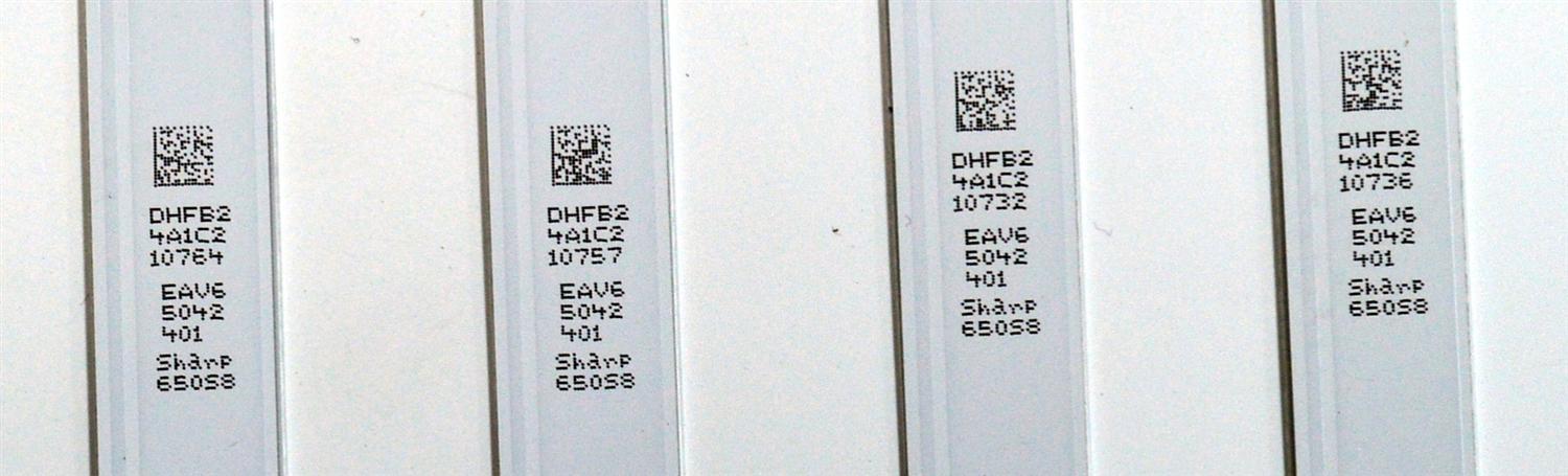 KIT DE LEDS ORIGINAL PARA TV LG 8 PIEZAS / NUMERO DE PARTE EAV65042401 / SSC_Y22_SLIM TRIDENT_65UQ90_SHARP / SSC_Y22_SLIM TRIDENT_65UQ90_SHARP_(0.6PI)_REV00 / SHARP650S8 / MODELO 65UN6955 / 65UP7670 / 65UP8000 / 65UQ7070 / 65UQ8000 / 65UQ9000 / 65UR640 - Imagen 3