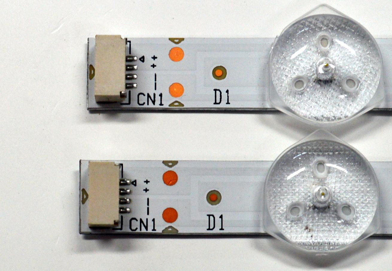 KIT DE LEDS ORIGINAL PARA TV PHILIPS 2 PIEZAS / NUMERO DE PARTE UDULEDREF005 / UDULEDREF005 REV.B / RF-EN240001SR30-0401 A2 / 24W4S1P / PANEL UCAL0XT-E076 / DISPLAY V236BJ1-P01 REV.CB / MODELO 24PFL4764/F7 - Imagen 3