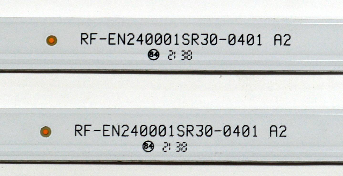 KIT DE LEDS ORIGINAL PARA TV PHILIPS 2 PIEZAS / NUMERO DE PARTE UDULEDREF005 / UDULEDREF005 REV.B / RF-EN240001SR30-0401 A2 / 24W4S1P / PANEL UCAL0XT-E076 / DISPLAY V236BJ1-P01 REV.CB / MODELO 24PFL4764/F7 - Imagen 2