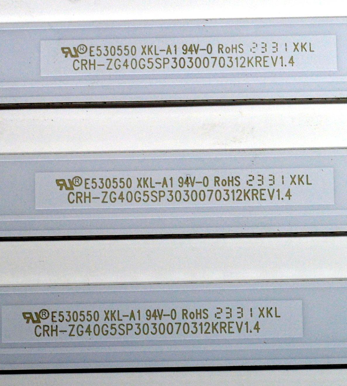 KIT DE LEDS ORIGINAL PARA TV PHILIPS 3 PIEZAS / NUMERO DE PARTE CRH-ZG40G5SP3030070312KREV1.4 / 40G5SP / LB-C400-G7N-F-C-12-X91 / Y174-L07-JA-2 / 263425 / B230810A1Z / PANEL C400Y21-G5 / DISPLAY V400HJ9-PE1 REV.C4 / MODELO 40PFL6533 / 40PFL6533/F7 - Imagen 2
