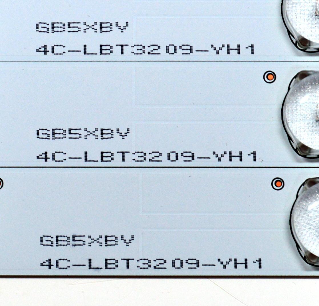 KIT DE LEDS ORIGINAL PARA TV SHARP 3 PIEZAS / NUMERO DE PARTE 4C-LBT3209-YH1 / TCL 32-1-9 / TCL 32-1-9-V3 / 006-P2K1713B / GB5XBV / PANEL LVW320NDAL / MODELO LC-32LE450U - Imagen 3
