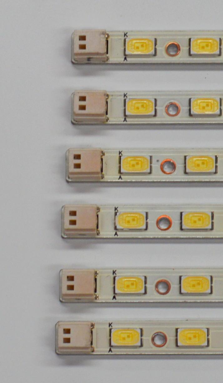 KIT DE LEDS ORIGINAL PARA TV SAMSUNG 6 PIEZAS / NUMERO DE PARTE LMB-4000BM01 / 40B026 / B222 / PANEL LTF400HF08-A01 / MODELO UN40B6000VFXZA / UN40B6000VFXZA SQ01 - Imagen 2