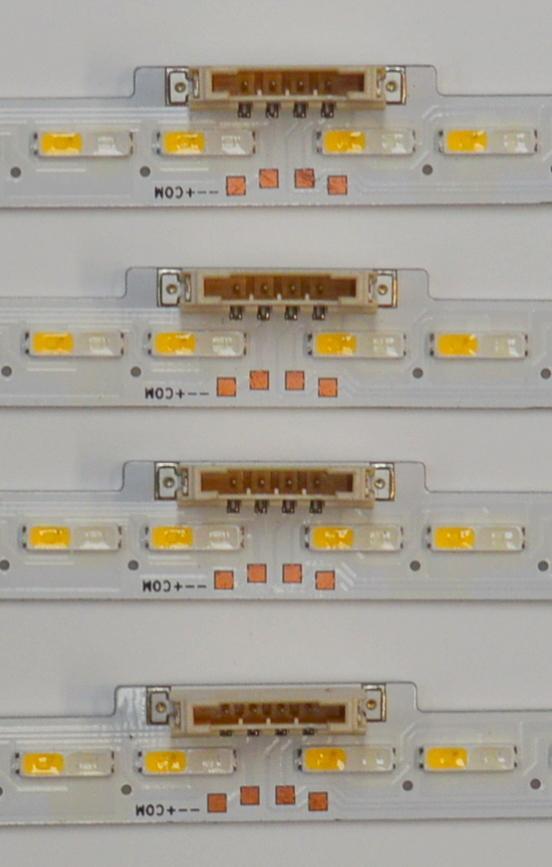 KIT DE LEDS ORIGINAL PARA TV SAMSUNG 4 PIEZAS / NUMERO DE PARTE BN96-50387A / L1_Q7060T_H2_DUM_S46(1)_R1.3_TC9_100_LM41-00861A / 50387A / LM41-00861A / E306084 / 2001-5-22-C / PANEL CY-RT082HGLV1H / MODELO QN82Q6DTAFXZA / QN82Q70TAFXZA - Imagen 3
