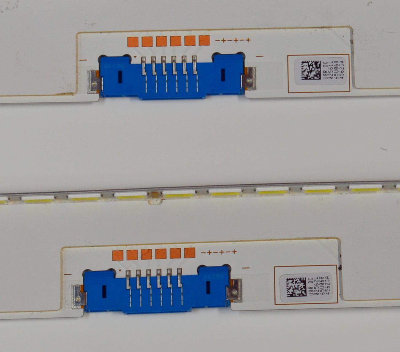 KIT DE LEDS ORIGINAL PARA TV SAMSUNG 2 PIEZAS / NUMERO DE PARTE BN96-45623A / V8NU-650SM0-R1 / 45623A / MODELO UE65NU8079TXZG / UE65NU8075TXXC / UE65NU8072TXXH / UE65NU8042TXXH / UE65NU8040TXZG / UE65NU8040LXXN / UE65NU8000UXCE / UE65NU8000TXZT - Imagen 2