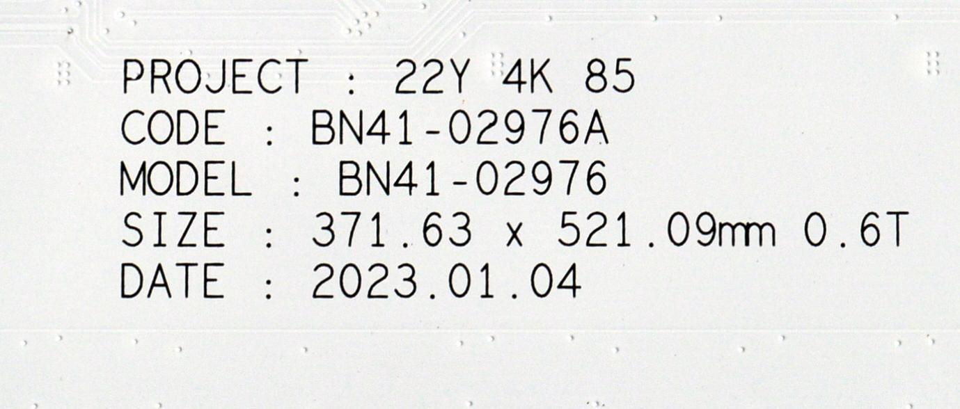 KIT DE LEDS ORIGINAL PARA TV SAMSUNG 10 PIEZAS / NUMERO DE PARTE BN97-19994A / BN41-02976A / BN41-02976 / BN9719994A / DFVC2309 / BN41-02976A-NYT / 22Y 4K 85 / PANEL CY-TC085FMHV4H / DISPLAY ST8461D03-3 V2.1 / MODELO QN85QN85CDFXZA / QN85QN85CDFXZA CA01 - Imagen 4