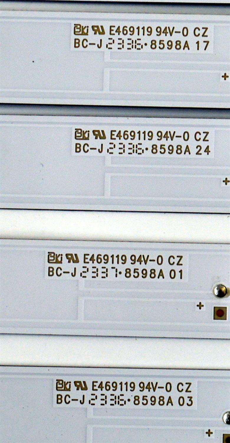 KIT DE LEDS ORIGINAL PARA TV SONY BARVIA 20 PIEZAS / NUMERO DE PARTE LB7502Y / LB7502Y V0_01 / 8598A / 7502Y000003 / 7Q2A3 / C75F / X916 N / PANEL YDDM075DGS11 / DISPLAY ST7461D04-6 V2.1 / MODELO XR-75X90CL / XR75X90CL - Imagen 4