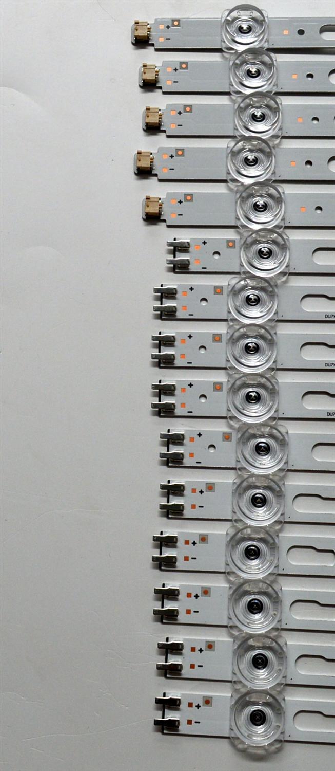 KIT DE LEDS ORIGINAL PARA TV SAMSUNG 15 PIEZAS / NUMERO DE PARTE BN96-58299A / BN96-58298A / BN96-58297A / DU7K_SVC850A22_R / DU7K_SVC850A22_L / DU7K_SVC850A22_R 58299A / 58298A / 58297A / PANEL CY-BD085HGAV2H / DISPLAY T850QVN04.1 / MODELO UN85DU7200DXZA - Imagen 8
