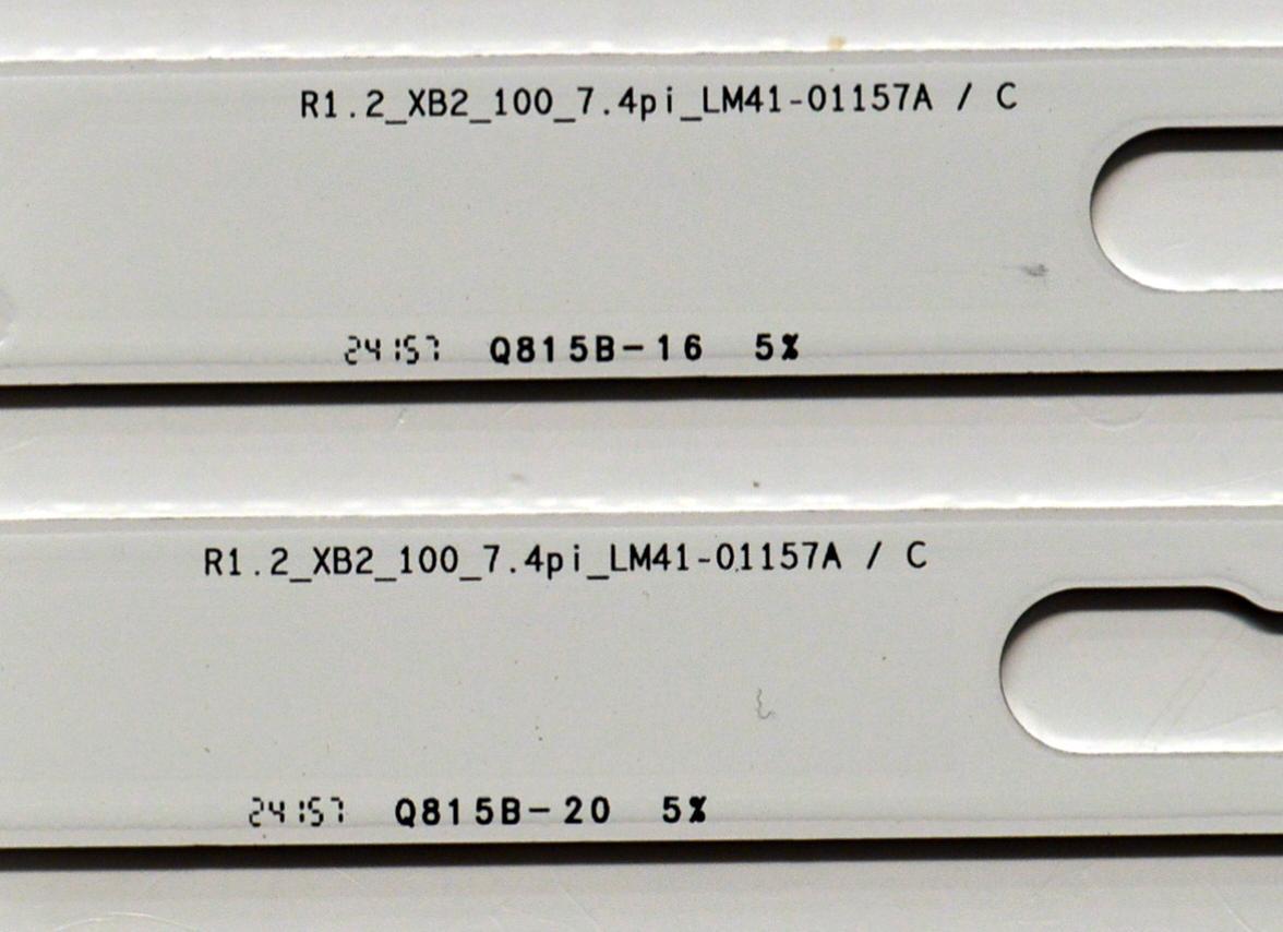 KIT DE LEDS ORIGINAL PARA TV SAMSUNG 12 PIEZAS / NUMERO DE PARTE BN96-58296A / BN96-58295A / BN96-58294A / L1_DU7K_G5_CFM_M7(1) / LM41-011574 / LM41-01156A / LM41-01155A / PANEL CY-BD075HGHV2H / DISPLAY ST7461D03-4 V2.1 / MODELO UN75DU7200BXZA - Imagen 3