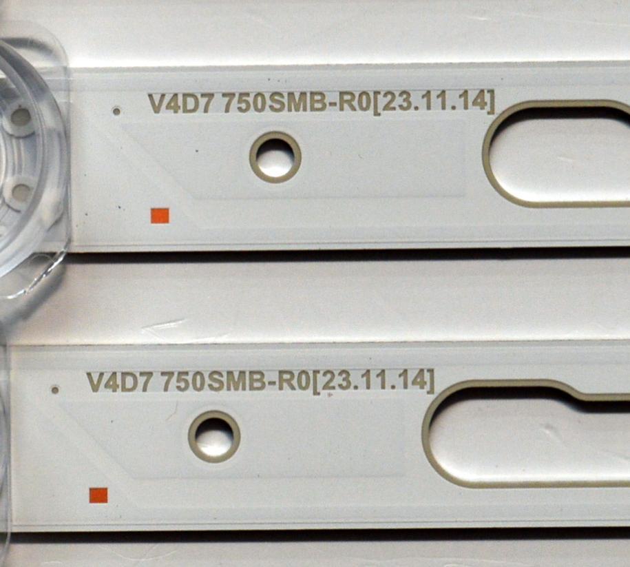 KIT DE LEDS ORIGINAL PARA TV SAMSUNG 12 PIEZAS / NUMERO DE PARTE BN96-58296A / BN96-58295A / BN96-58294A / V4D7 750SMC-R0 / V4D7 750SMB-R0 / V4D7 750SMA-R0 / GS-ALZ / 58296A / 58295A / 58294A / MODELO UN75DU7200DXZA UB01 / UN75DU7200BXZA BC02 - Imagen 3